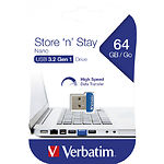 Изображение USB Flash 64Gb VERBATIM (98711) Store 'n' Stay NANO USB3.2 Gen 1 Фото USB Flash 64Gb VERBATIM (98711) Store 'n' Stay NANO USB3.2 Gen 1