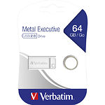 Изображение USB Flash 64Gb VERBATIM (98750) Metal Executive Silver USB2.0 Фото USB Flash 64Gb VERBATIM (98750) Metal Executive Silver USB2.0
