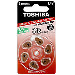 Изображение Батарейка TOSHIBA PR41 (SIZE 312) Zinc-Air (00152707) (6шт/blister) Фото Батарейка TOSHIBA PR41 (SIZE 312) Zinc-Air (00152707) (6шт/blister)