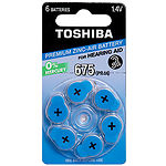 Изображение Батарейка TOSHIBA PR44 (SIZE 675) Zinc-Air (00152708) (6шт/blister) Фото Батарейка TOSHIBA PR44 (SIZE 675) Zinc-Air (00152708) (6шт/blister)