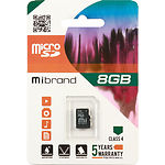 Фото microSD HC 8Gb Mibrand class 4 (MICDC4/8GB) без переходника