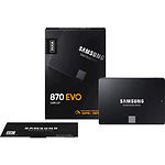 Фото SSD Samsung 870 EVO 250GB 2.5" SATA3 (MZ-77E250B) R/W 560/530 MB/s