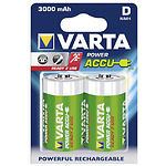 Аккумулятор VARTA 56720101402 POWER ACCU D 3000mAh BLI 2 NI-MH - фото