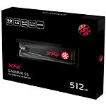 Фото SSD A-Data XPG GAMMIX S5 512Gb M.2 2280 PCIe3.0x4 (AGAMMIXS5-512GT-C) 2100/1400 MB/s