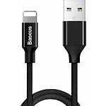 Изображение Кабель Baseus CALYW-01 Yiven USB/Lightning 1.2M Black Фото Кабель Baseus CALYW-01 Yiven USB/Lightning 1.2M Black