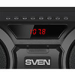 Изображение SVEN PS-415 (black) портативная система 2x6Вт, Li-Ion аккумулятор, USB, microSD,FM,BT #1 Фото SVEN PS-415 (black) портативная система 2x6Вт, Li-Ion аккумулятор, USB, microSD,FM,BT #1