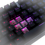 Изображение Клавиатура HATOR Skyfall TKL ENG/UKR/RUS (HTK-660) Black Wireless Mechanical #2 Фото Клавиатура HATOR Skyfall TKL ENG/UKR/RUS (HTK-660) Black Wireless Mechanical #2