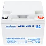 Изображение Аккумулятор к UPS 12В 45Ач LogicPower AGM LPM-MG 12 - 45 AH Фото Аккумулятор к UPS 12В 45Ач LogicPower AGM LPM-MG 12 - 45 AH