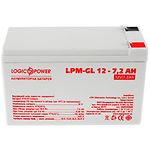 Изображение Аккумулятор к UPS 12В 7,2Ач LogicPower LPM-GL 12 - 7,2 AH Фото Аккумулятор к UPS 12В 7,2Ач LogicPower LPM-GL 12 - 7,2 AH