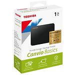 Фото Внешний HDD TOSHIBA Canvio Basics 1TB 2.5" USB3.2+USB-C Black (HDTB410EK3ABH) #2