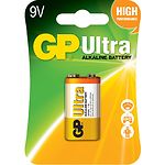 Изображение Батарейка GP 6LR61 (1604AU-U1 ) Ultra Alkaline. 9V (Крона) Фото Батарейка GP 6LR61 (1604AU-U1 ) Ultra Alkaline. 9V (Крона)