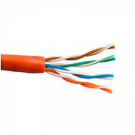 Изображение Кабель бухта UTP 5E ДКЗ (82717) 305м CAT5e, LSZH, 4x2x0.51, оранжевый Фото Кабель бухта UTP 5E ДКЗ (82717) 305м CAT5e, LSZH, 4x2x0.51, оранжевый