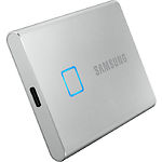 Изображение SSD Samsung T7 Touch 1TB External USB3.2/USB Type-C Silver (MU-PC1T0S/WW) Фото SSD Samsung T7 Touch 1TB External USB3.2/USB Type-C Silver (MU-PC1T0S/WW)