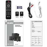 Изображение Акустическая система SVEN MS-2080 black, 2.1 40W Woofer + 2*15 speaker, BT, FM, SD, USB, LED #3 Фото Акустическая система SVEN MS-2080 black, 2.1 40W Woofer + 2*15 speaker, BT, FM, SD, USB, LED #3