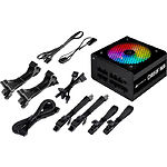 Фото Блок питания Corsair CX650F RGB Black 650W 80+Bronze (CP-9020217) #1