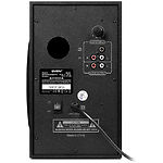 Изображение Акустическая система SVEN MS-307 black, 2.1 20W Woofer + 2*10W speaker, BT,FM, SD, LED display, ДУ #6 Фото Акустическая система SVEN MS-307 black, 2.1 20W Woofer + 2*10W speaker, BT,FM, SD, LED display, ДУ #6