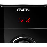 Изображение Акустическая система SVEN MS-307 black, 2.1 20W Woofer + 2*10W speaker, BT,FM, SD, LED display, ДУ #5 Фото Акустическая система SVEN MS-307 black, 2.1 20W Woofer + 2*10W speaker, BT,FM, SD, LED display, ДУ #5