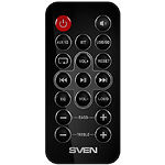 фото SVEN SPS-721 black, Активные колонки 2x25 Вт, Bluetooth, USB flash, SD, ДУ