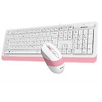 Фото Клавиатура+мышь A4tech F1010 USB, Pink #2