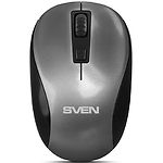 Изображение Мышка SVEN RX-255W Wireless (gray) USB, 3 key, 1 Wheel, 1600dpi #6 Фото Мышка SVEN RX-255W Wireless (gray) USB, 3 key, 1 Wheel, 1600dpi #6