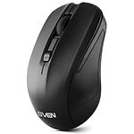 Изображение Мышка SVEN RX-270W Wireless (black) USB, 3 key, 1 Wheel, 1600dpi #4 Фото Мышка SVEN RX-270W Wireless (black) USB, 3 key, 1 Wheel, 1600dpi #4