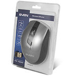 Изображение Мышка SVEN RX-425W Wireless gray, USB, 5 key, 1 Wheel, 1600dpi #1 Фото Мышка SVEN RX-425W Wireless gray, USB, 5 key, 1 Wheel, 1600dpi #1