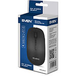 Изображение Мышка SVEN RX-510SW Wireless (black) Silent USB, 3 key, 1 Wheel, 1600dpi #1 Фото Мышка SVEN RX-510SW Wireless (black) Silent USB, 3 key, 1 Wheel, 1600dpi #1