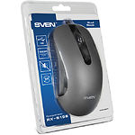 Изображение Мышка SVEN RX-515S (grey) USB, 3 key, 1 Wheel, 1600dpi, silent #1 Фото Мышка SVEN RX-515S (grey) USB, 3 key, 1 Wheel, 1600dpi, silent #1