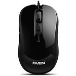 Изображение Мышка SVEN RX-520S black, USB, 5 key, 1 Wheel, 3200dpi, silent #9 Фото Мышка SVEN RX-520S black, USB, 5 key, 1 Wheel, 3200dpi, silent #9
