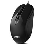 Изображение Мышка SVEN RX-520S black, USB, 5 key, 1 Wheel, 3200dpi, silent #7 Фото Мышка SVEN RX-520S black, USB, 5 key, 1 Wheel, 3200dpi, silent #7