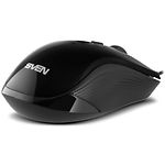 Изображение Мышка SVEN RX-520S black, USB, 5 key, 1 Wheel, 3200dpi, silent #3 Фото Мышка SVEN RX-520S black, USB, 5 key, 1 Wheel, 3200dpi, silent #3