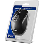 Изображение Мышка SVEN RX-520S black, USB, 5 key, 1 Wheel, 3200dpi, silent #1 Фото Мышка SVEN RX-520S black, USB, 5 key, 1 Wheel, 3200dpi, silent #1