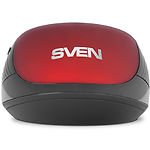 Изображение Мышка SVEN RX-560SW Wireless red, Silent USB, 5 key, 1 Wheel, 1600dpi #2 Фото Мышка SVEN RX-560SW Wireless red, Silent USB, 5 key, 1 Wheel, 1600dpi #2