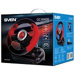 Изображение Руль SVEN GC-W400 c педалями, виброотдача, 10 кнопок, 2 оси, 8-ми позиц.джойстик #2 Фото Руль SVEN GC-W400 c педалями, виброотдача, 10 кнопок, 2 оси, 8-ми позиц.джойстик #2