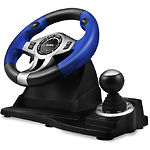 Изображение Руль SVEN GC-W600 c педалями, виброотдача, 12 кнопок, рычаг передач, 2 оси, 8-ми позиц.джойстик #6 Фото Руль SVEN GC-W600 c педалями, виброотдача, 12 кнопок, рычаг передач, 2 оси, 8-ми позиц.джойстик #6