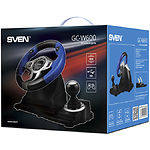 Изображение Руль SVEN GC-W600 c педалями, виброотдача, 12 кнопок, рычаг передач, 2 оси, 8-ми позиц.джойстик #2 Фото Руль SVEN GC-W600 c педалями, виброотдача, 12 кнопок, рычаг передач, 2 оси, 8-ми позиц.джойстик #2