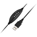 Фото Gembird MHS-U-001-GW USB наушники с микрофоном (glossy white) #4