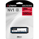 Изображение SSD Kingston NV1 500GB M.2 2280 NVMe PCIe3.0 x4 (SNVS/500G) 2100/1700 МБ/с #1 Фото SSD Kingston NV1 500GB M.2 2280 NVMe PCIe3.0 x4 (SNVS/500G) 2100/1700 МБ/с #1