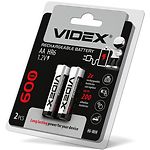 Изображение Аккумулятор Videx HR6/AA 600MAH double blister/2pcs 20/200 Фото Аккумулятор Videx HR6/AA 600MAH double blister/2pcs 20/200