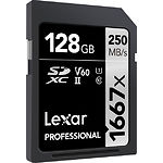 Изображение SD XC 128 GB LEXAR Professional UHS-I U3 V60 C10 (LSD128CB1667) 1667x R/W 250/120MB/s #3 Фото SD XC 128 GB LEXAR Professional UHS-I U3 V60 C10 (LSD128CB1667) 1667x R/W 250/120MB/s #3