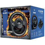 Изображение Руль SVEN GC-W300 c педалями, виброотдача, 10 кнопок, 2 оси, 8-ми позиц.джойстик #2 Фото Руль SVEN GC-W300 c педалями, виброотдача, 10 кнопок, 2 оси, 8-ми позиц.джойстик #2