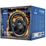Изображение Руль SVEN GC-W300 c педалями, виброотдача, 10 кнопок, 2 оси, 8-ми позиц.джойстик #1 Фото Руль SVEN GC-W300 c педалями, виброотдача, 10 кнопок, 2 оси, 8-ми позиц.джойстик #1