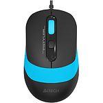 Изображение Мышка A4tech FM10S Blue, проводная, бесшумная, USB, 1600dpi #7 Фото Мышка A4tech FM10S Blue, проводная, бесшумная, USB, 1600dpi #7