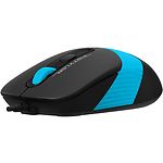 Изображение Мышка A4tech FM10S Blue, проводная, бесшумная, USB, 1600dpi #5 Фото Мышка A4tech FM10S Blue, проводная, бесшумная, USB, 1600dpi #5