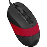 Изображение Мышка A4tech FM10S (Red) проводная бесшумная, USB, 1600dpi #6 Фото Мышка A4tech FM10S (Red) проводная бесшумная, USB, 1600dpi #6
