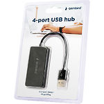 Фото Концентратор HUB USB 2.0 Gembird UHB-U2P4-04 Хаб на 4 порта, черный #2