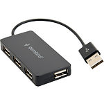 Фото Концентратор HUB USB 2.0 Gembird UHB-U2P4-04 Хаб на 4 порта, черный