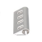Изображение Концентратор HUB USB 2.0 Maxxter HU2A-4P-01 Хаб Type-A на 4 порта, металл, серебристый #2 Фото Концентратор HUB USB 2.0 Maxxter HU2A-4P-01 Хаб Type-A на 4 порта, металл, серебристый #2