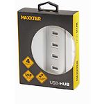 Изображение Концентратор HUB USB 2.0 Maxxter HU2A-4P-01 Хаб Type-A на 4 порта, металл, серебристый #1 Фото Концентратор HUB USB 2.0 Maxxter HU2A-4P-01 Хаб Type-A на 4 порта, металл, серебристый #1