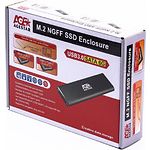 Изображение HDD Rack Agestar 3UBNF1C Gray - Внешний карман для M2 NGFF, металл, серый #1 Фото HDD Rack Agestar 3UBNF1C Gray - Внешний карман для M2 NGFF, металл, серый #1